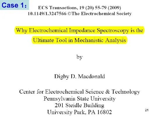 超详细！电化学阻抗谱（EIS）基础