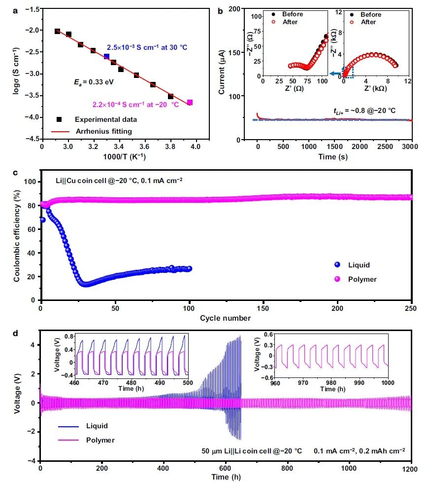 Nature子刊：准固态聚合物电解质助力锂金属电池-48.2℃运行！