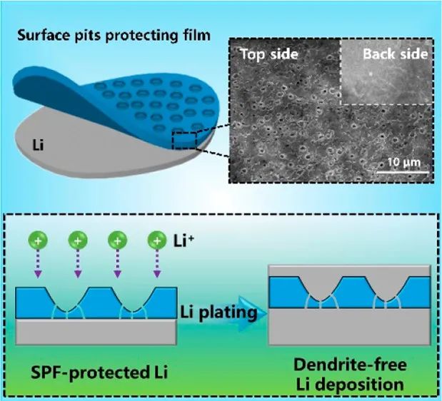 吉大魏英进/王义展Nano Lett.：具有表面凹坑结构的刚柔保护膜助力无枝晶高性能锂金属负极