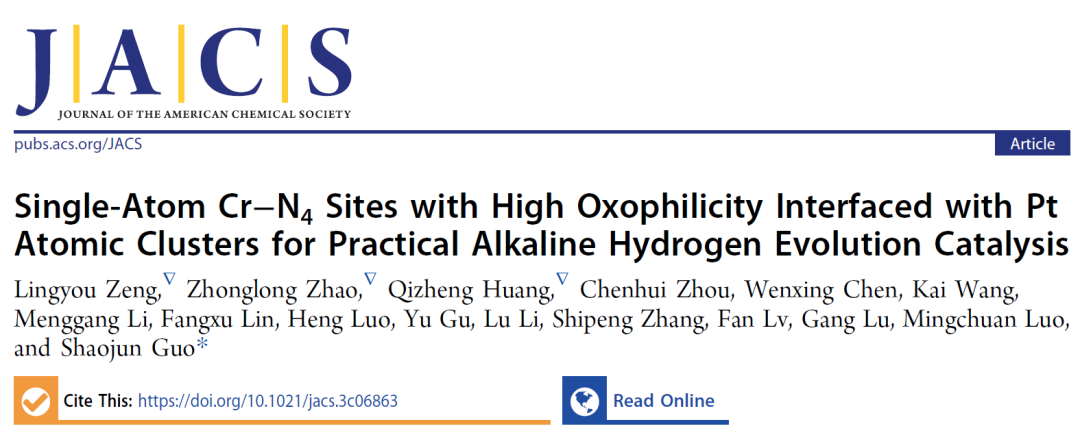 北大郭少军教授，最新JACS！当单原子“遇见”团簇…