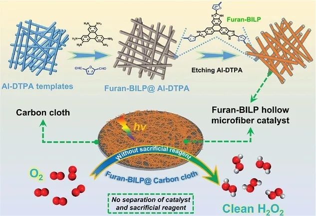 余承忠/孔爱国/韦广丰AFM：首次报道！Furan-BILP膜高效光合成H2O2