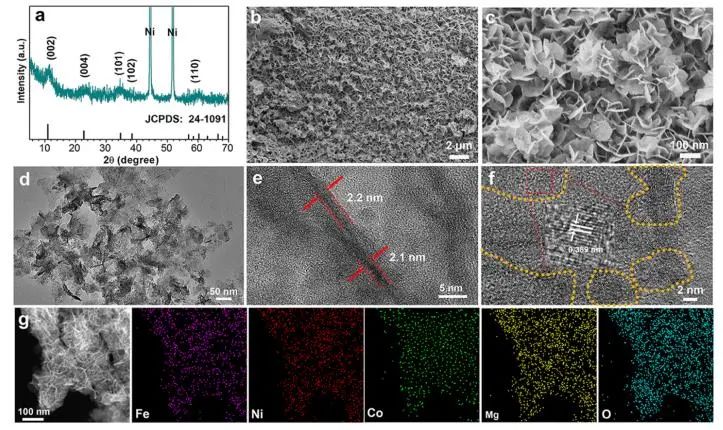 吴仁兵/潘洪革ACS Catalysis：掺杂惰性Mg，构建高熵层状氢氧化物以提升析氧反应的活性/稳定性