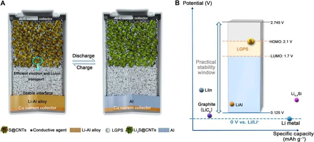 周豪慎Science子刊：固态锂硫电池，铝合金负极或许是最佳选择