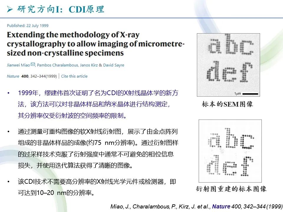 太强了！10篇Nature、Science正刊，X射线和电子新颖成像方法的先驱ULCA缪建伟