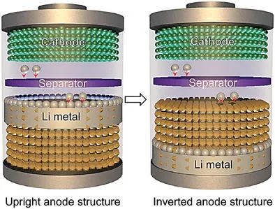 郑子剑AEM: 通过简便的倒置负极结构策略实现长寿命锂金属电池