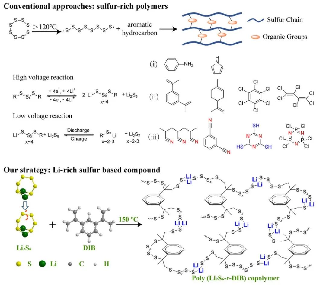 上海理工郑时有ACS Nano：富锂共轭硫聚合物正极促进锂硫电池反应动力学