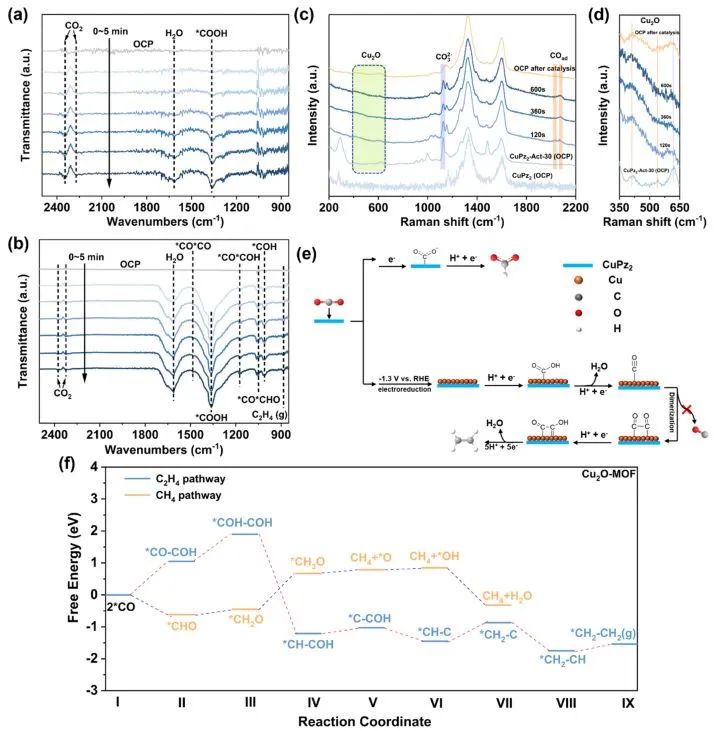 ​南师大ACS Catalysis：CuPz2原位重构为Cu/Cu2O纳米团簇，实现选择性电还原CO2制C2H4