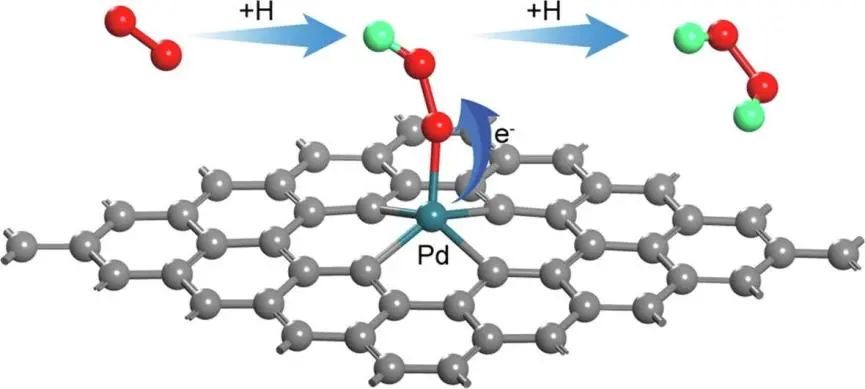 Chemical Engineering Journal：用于高性能电化学生产过氧化氢的钯基单原子催化剂