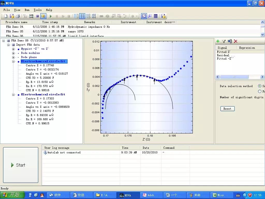 【表征】NOVA阻抗（EIS）拟合详细图文教程