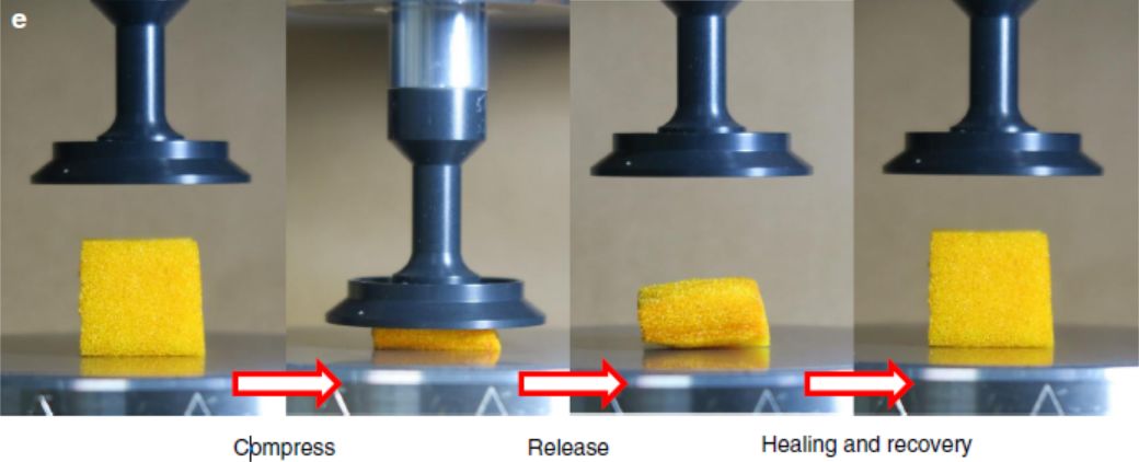 【资讯】科幻级装备，Nature子刊报道吸能效率高达90%的高强度自修复材料
