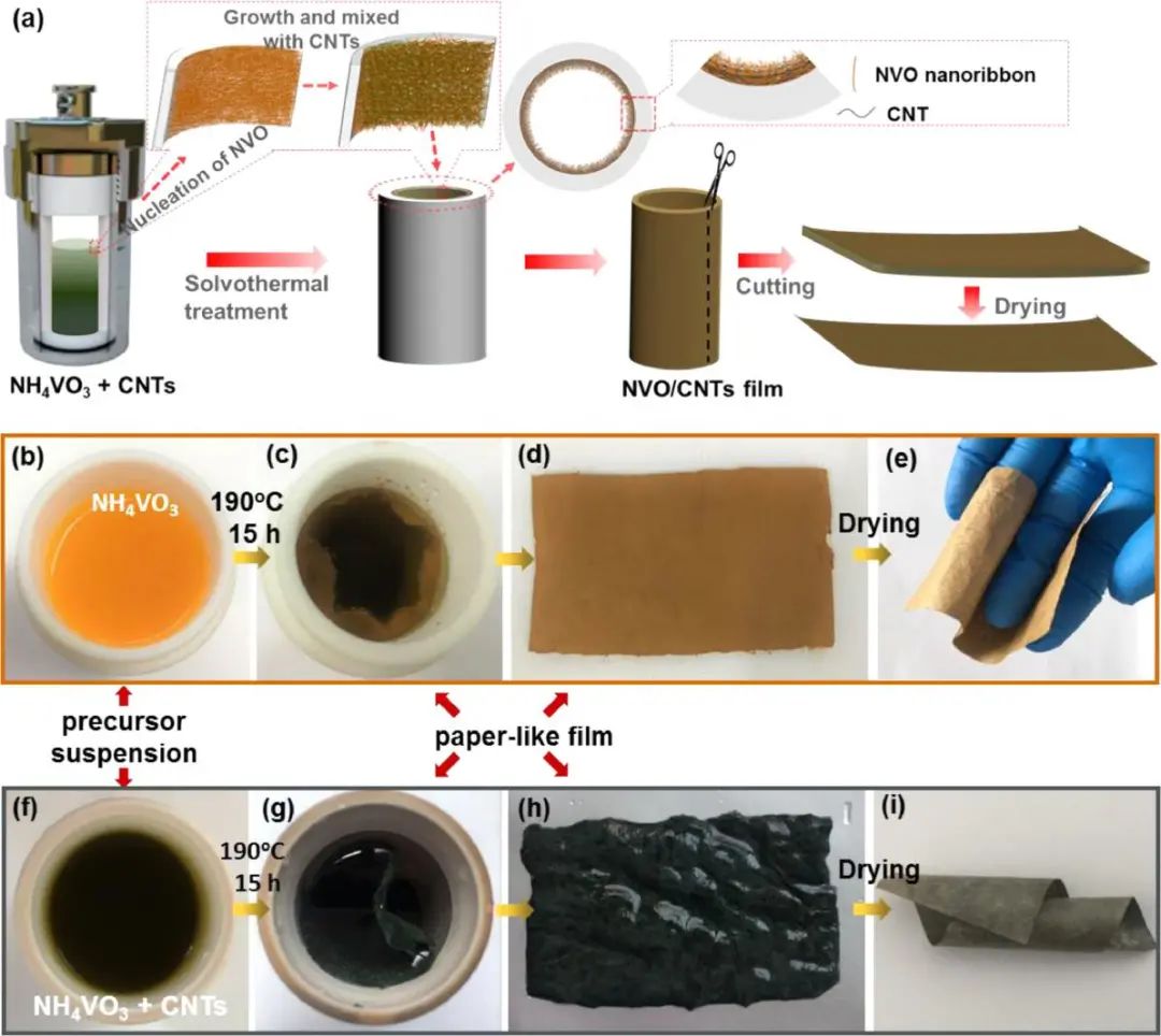 胡林峰/孙士斌EnSM: 薄至6.7 nm!自编织的(NH4)0.38V2O5纳米带用于无粘结剂锌离子电池