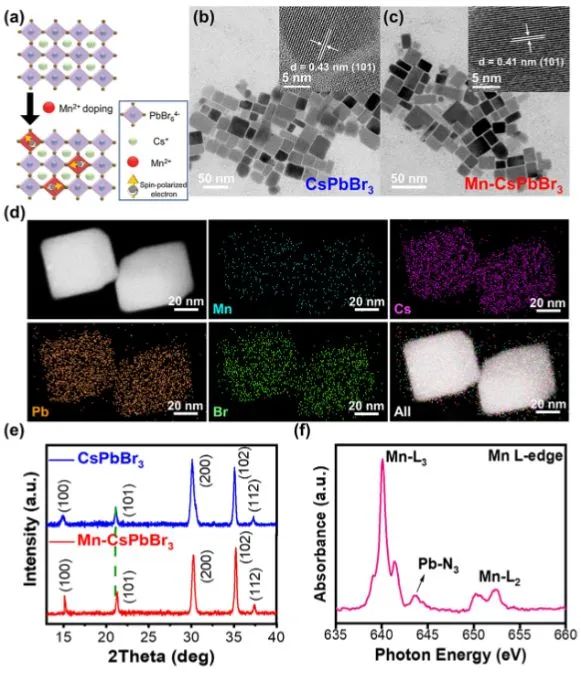 ​JACS: Mn掺杂调控钙钛矿纳米板自旋极化，增强光催化CO2还原