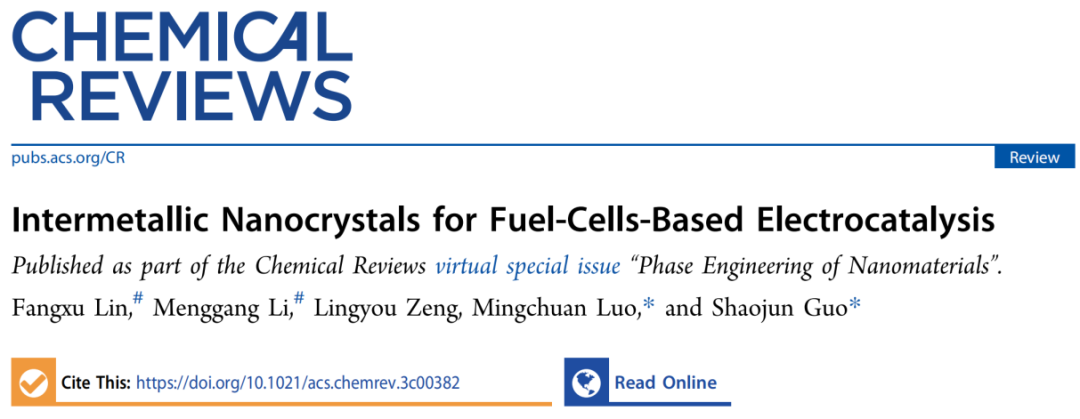 IF＞62！郭少军教授，Chemical Reviews超级综述！