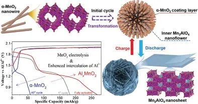 港大梁耀彰Small Methods: 原位电化学重整的AlxMnO2纳米球正极用于高性能MnO2/Al电池