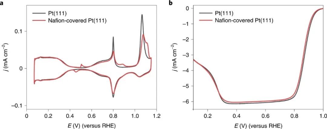 最新Nature Catalysis：电解质对Pt(111)上ORR动力学的影响