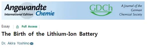 重走锂电长征路，回顾锂电诺奖的四篇关键文献