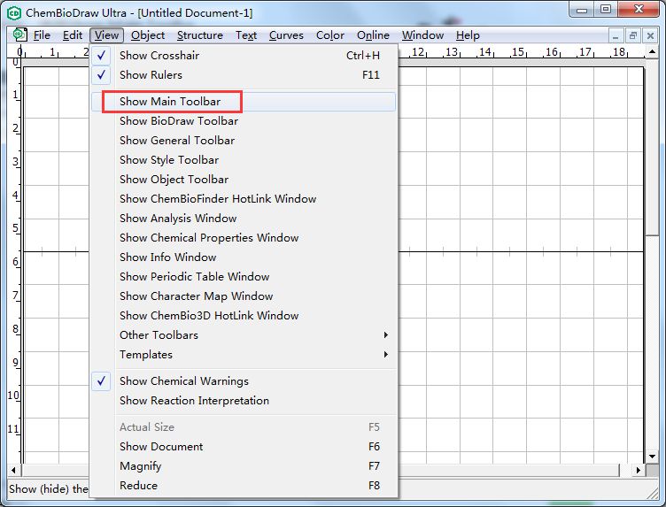 【技巧】ChemDraw画图过程中工具栏消失了怎么办？