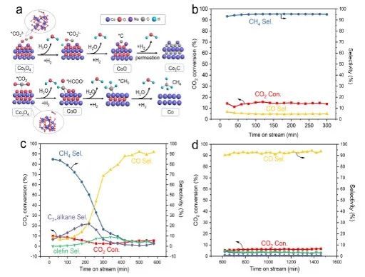 ACS Catal.：通过表面吸附物调控碳化钴的形貌来用于低温下二氧化碳还原