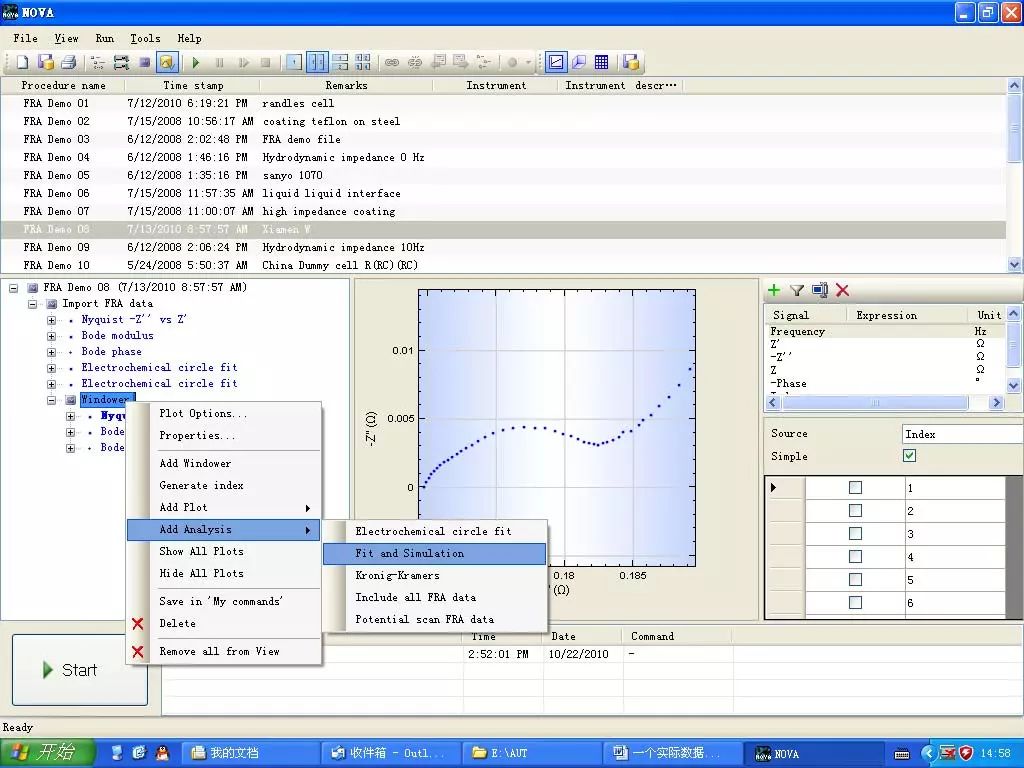 【表征】NOVA阻抗（EIS）拟合详细图文教程