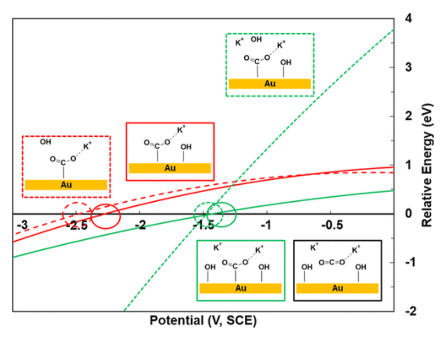 ACS Catalysis：KOH浓度的影响和OH–在CO2电催化还原中的作用