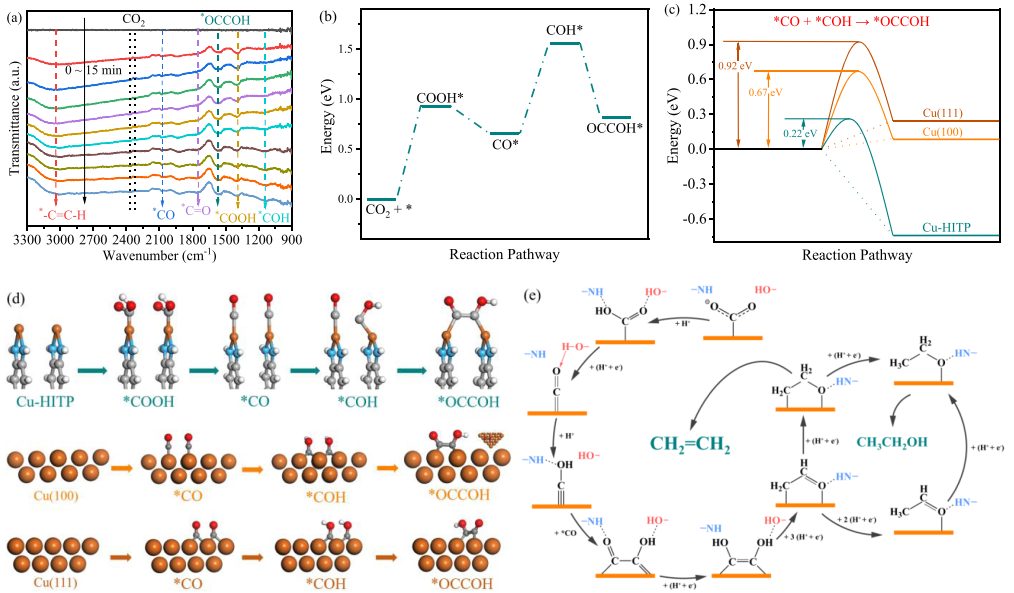 中大廖培钦ACS Catalysis：MOF负载的双铜位点用于CO2还原制C2+ 产物