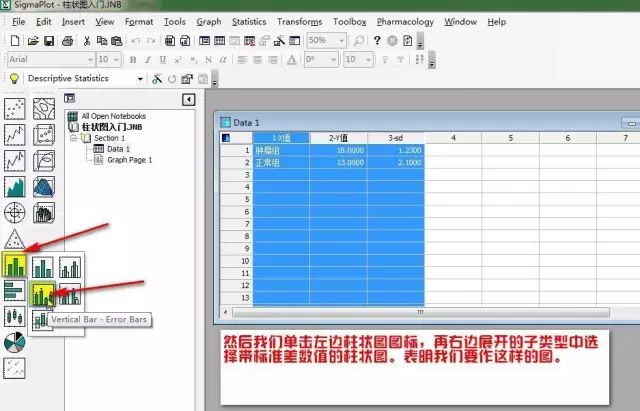 SigmaPlot制图：柱状图制作实例讲解教程带你快速入门