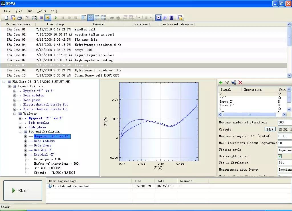 【表征】NOVA阻抗（EIS）拟合详细图文教程
