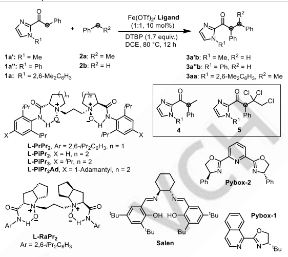 Angew：铁催化，不对称α-烷基化新领域：2-酰基咪唑脱氢自由基交叉偶联