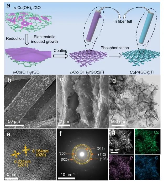 贺亦柏/史俊清/黄小磊​Nature子刊：构建CoP/rGO@Ti催化剂，实现高效耐盐电催化海水分解