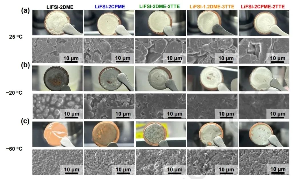 ​华科谢佳/曾子琪JEC：高浓度电解质实现-60°C锂金属电池