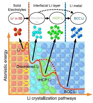 新发现！马里兰大学Nature子刊：从原子层级理解锂在固态界面处的结晶原理