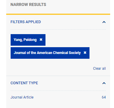 他，刚刚发表第64篇JACS！