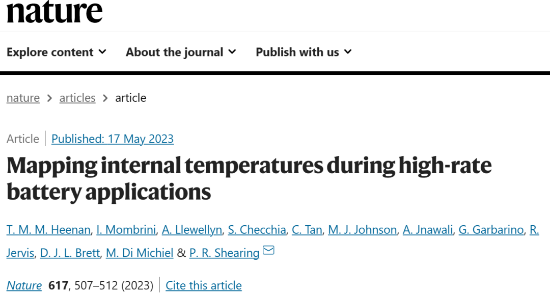 锂电，今日再发Nature！