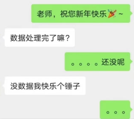 研究生论文没写完不敢给导师拜年，焦虑......