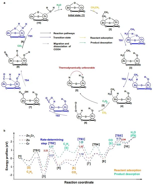 三单位联合Nature子刊：实验加计算！揭示双核Zn-O-Cr位点上ICEC的原子协同机制