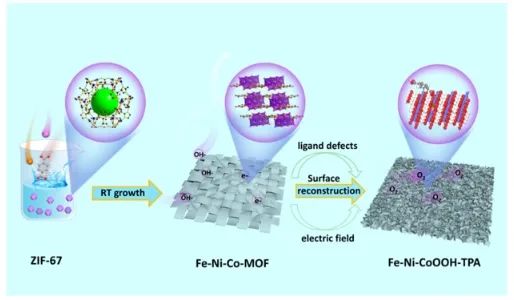 哈尔滨工业大学ACS Catalysis：配体缺陷诱导结构自重构，显著提升碱性OER活性