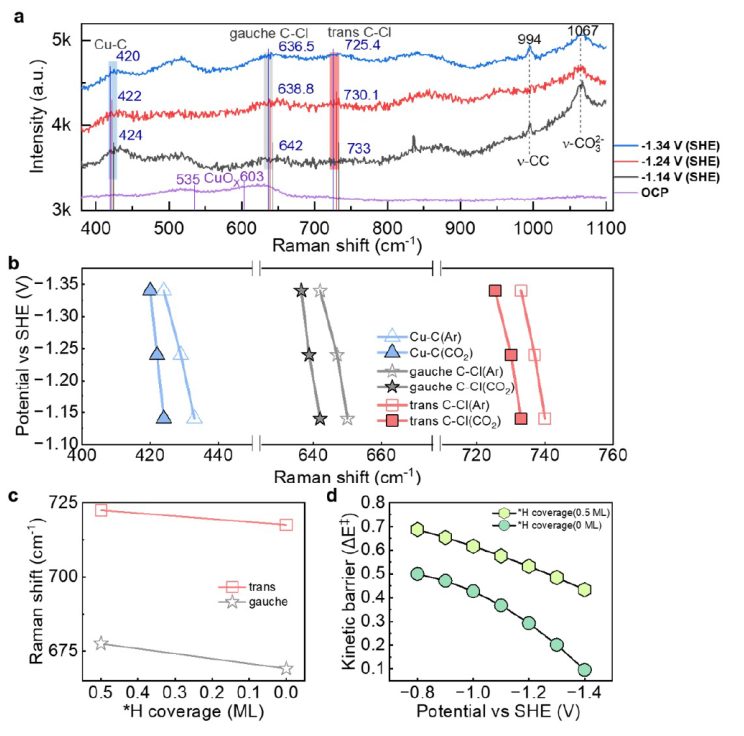 耶鲁大学王海梁JACS：CO2电催化还原氯化碳氢化合物