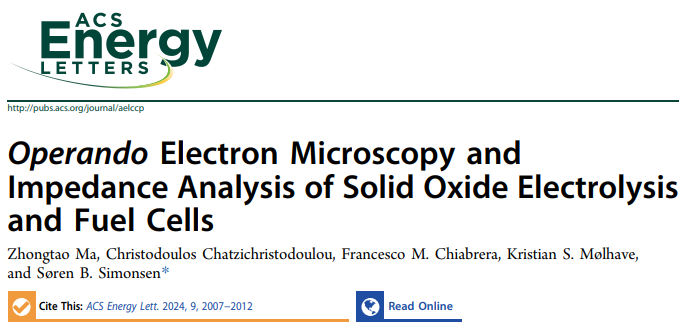 ACS Energy Letters: 原位TEM结合EIS，800°C高温和气体环境下分析电化学性能