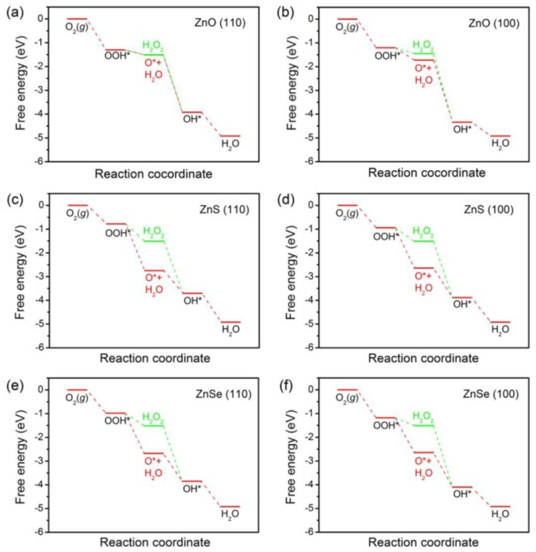 【DFT】Appl. Surf. Sci.：硫族化锌上H2O2的高效解离和形成