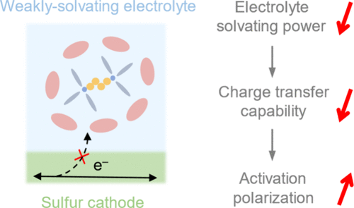 ​清华/北理JACS：弱溶剂化电解液中多硫化锂的动力学分析与调控