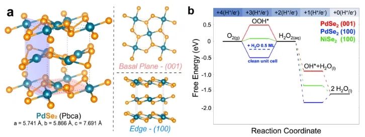 ​JACS: 计算+实验！证实五边形层状PdSe2能够快速电合成H2O2