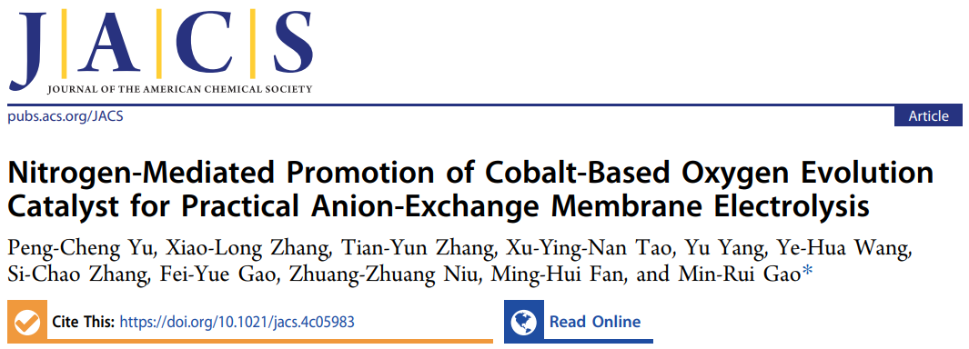 中科大高敏锐教授，最新JACS！