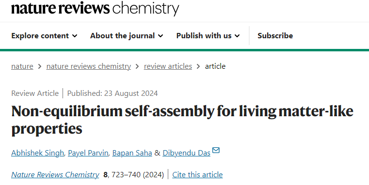 自组装！这个团队，连发Nature综述、JACS，最新成果又登Nature子刊！